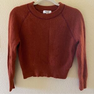 Madewell Women's Cashmere Shrunken Sweater